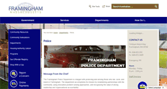 Desktop Screenshot of framinghampd.org